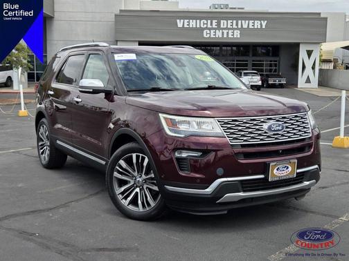Burgundy Velvet Metallic Tinted Clearcoat 2018 Ford Explorer Platinum