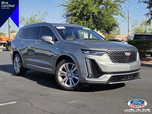 Argent Silver Metallic 2023 Cadillac XT6 Premium Luxury FWD