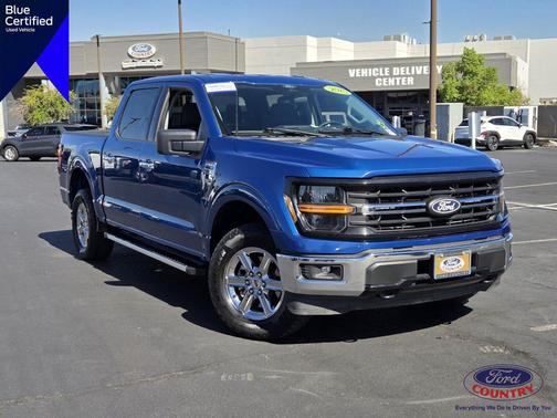 Blue Metallic 2025 Ford F-150 XLT