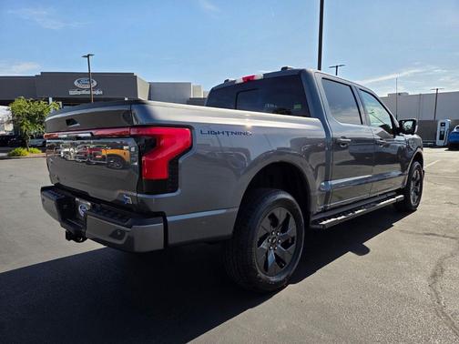 Carbonized Gray Metallic 2023 Ford F-150 Lightning LARIAT