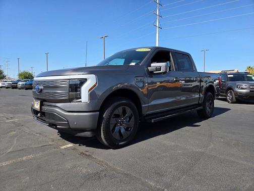 Carbonized Gray Metallic 2023 Ford F-150 Lightning LARIAT