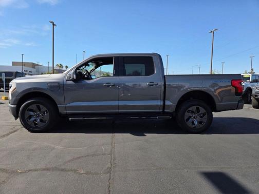 Carbonized Gray Metallic 2023 Ford F-150 Lightning LARIAT