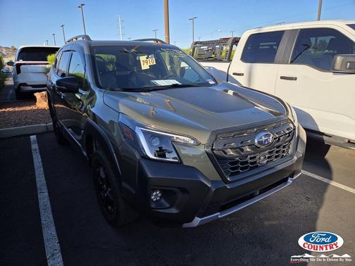 Autumn Green Metallic 2022 Subaru Forester Wilderness