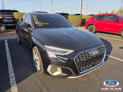 Brilliant Black 2024 Audi A3 Premium