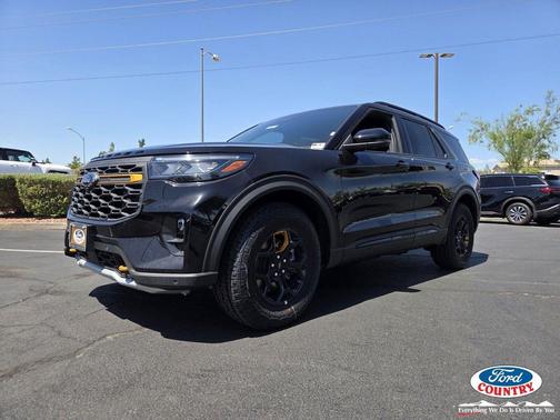 Agate Black Metallic 2026 Ford Explorer Tremor
