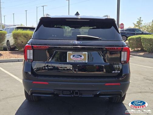 Agate Black Metallic 2026 Ford Explorer ST-Line