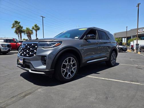 Carbonized Gray Metallic 2025 Ford Explorer Platinum