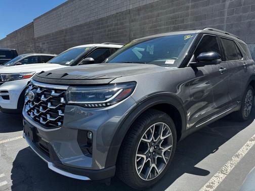 Carbonized Gray Metallic 2025 Ford Explorer Platinum