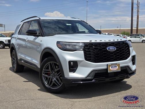 Space White Metallic 2026 Ford Explorer ST-Line