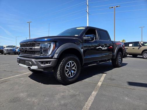 Antimatter Blue Metallic 2022 Ford F-150 Raptor