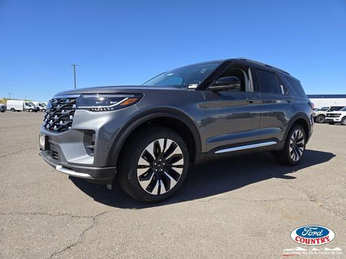 Carbonized Gray Metallic 2026 Ford Explorer Platinum