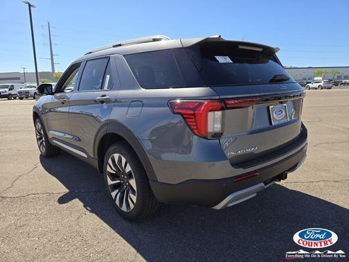 Carbonized Gray Metallic 2026 Ford Explorer Platinum