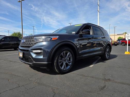 Stone Blue Metallic 2023 Ford Explorer XLT