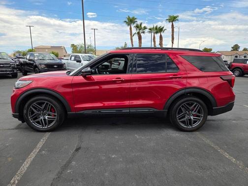 Rapid Red Metallic Tinted Clearcoat 2025 Ford Explorer ST