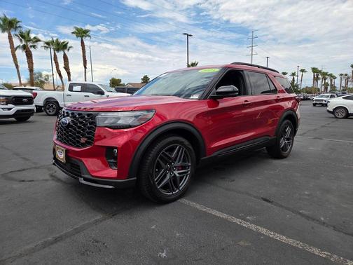 Rapid Red Metallic Tinted Clearcoat 2025 Ford Explorer ST