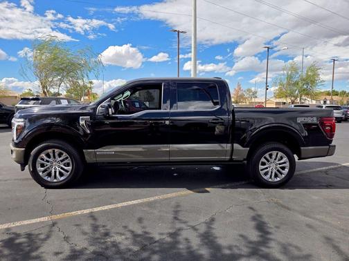 Agate Black Metallic 2025 Ford F-150 King Ranch