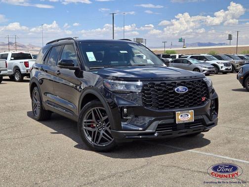 Agate Black Metallic 2026 Ford Explorer ST