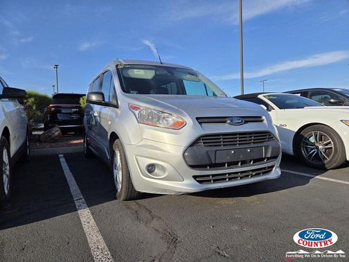 Silver Metallic 2017 Ford Transit Connect XLT w/Rear Liftgate