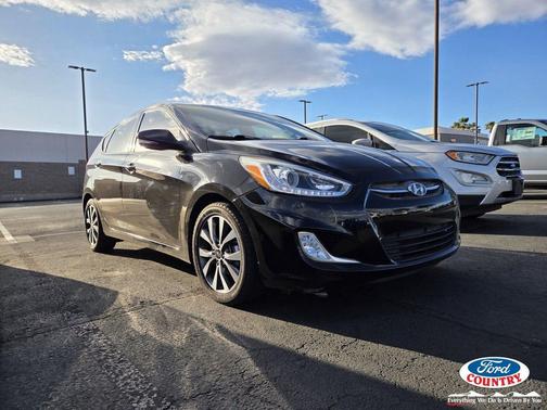 Ultra Black Pearl 2017 Hyundai Accent Sport