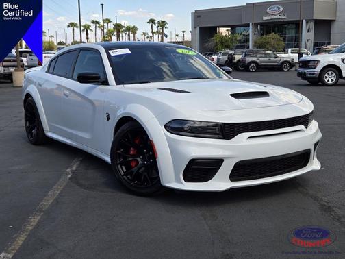 White Knuckle Clearcoat 2023 Dodge Charger SRT Hellcat Widebody Jailbreak