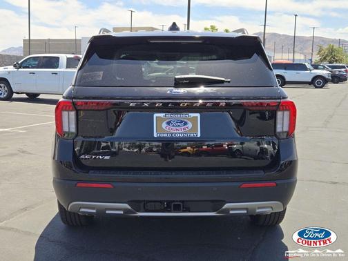 Agate Black Metallic 2026 Ford Explorer Active