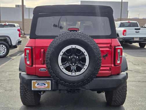 Rapid Red Metallic Tinted Clearcoat 2021 Ford Bronco Outer Banks