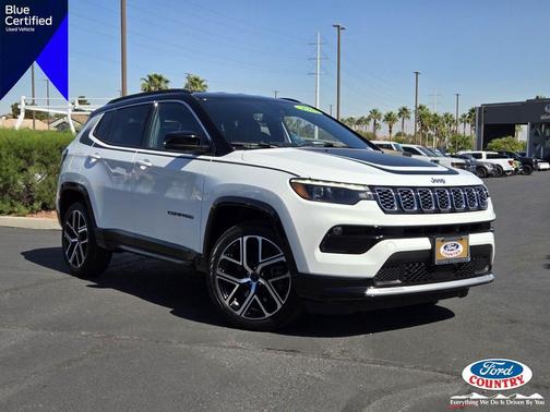 Bright White Clearcoat 2025 Jeep Compass Limited