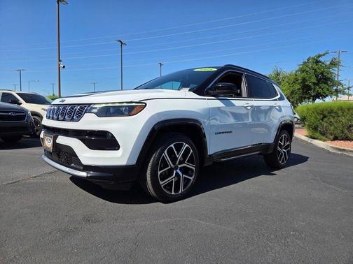 Bright White Clearcoat 2025 Jeep Compass Limited