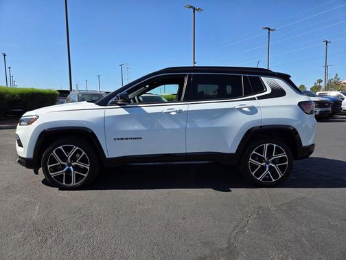 Bright White Clearcoat 2025 Jeep Compass Limited