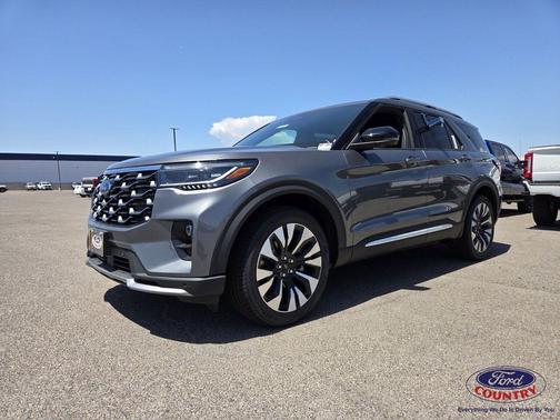 Carbonized Gray Metallic 2026 Ford Explorer Platinum
