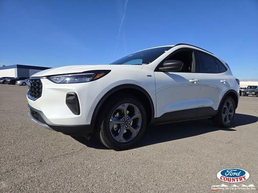 star white metallic tri-coat 2026 Ford Escape ST-Line