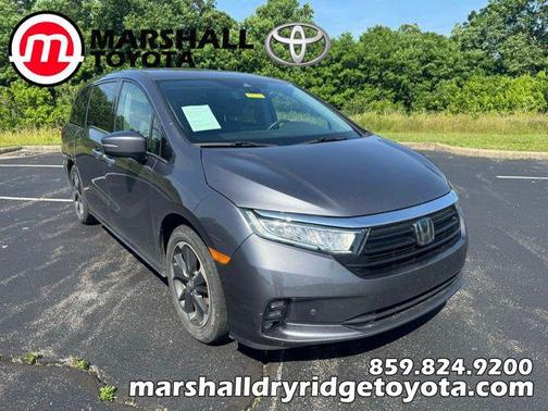 Modern Steel Metallic 2024 Honda Odyssey Elite