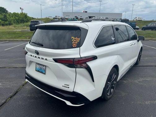 White 2022 Toyota Sienna XSE 7 Passenger