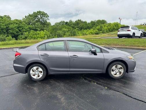 Modern Steel Metallic 2015 Honda Civic LX