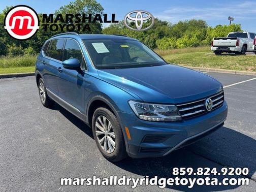 Silk Blue Metallic 2018 Volkswagen Tiguan 2.0T SE