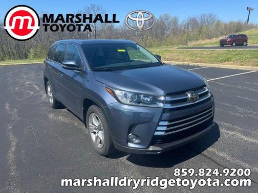 Shoreline Blue Pearl 2017 Toyota Highlander Limited