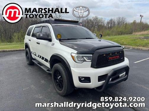 Blizzard Pearl 2018 Toyota Sequoia Platinum