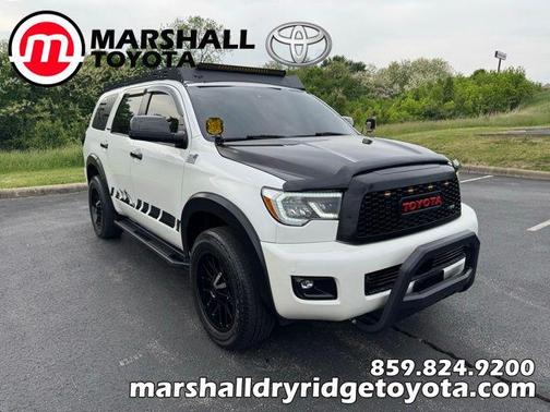 Blizzard Pearl 2018 Toyota Sequoia Platinum