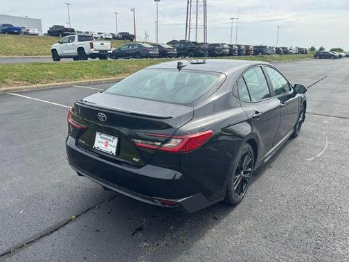 Midnight Black Metallic 2025 Toyota Camry SE
