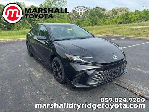 Midnight Black Metallic 2025 Toyota Camry SE