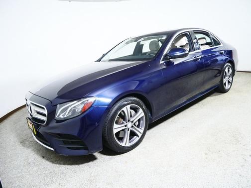 Lunar Blue Metallic 2017 Mercedes-Benz E-Class 4MATIC