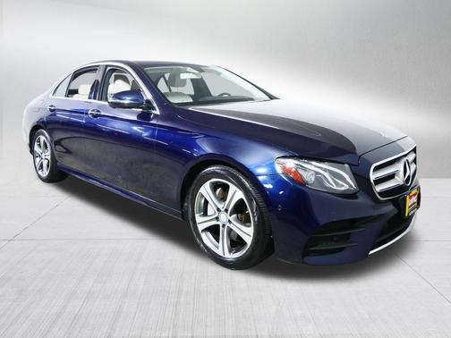 Lunar Blue Metallic 2017 Mercedes-Benz E-Class 4MATIC