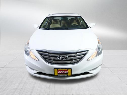 Shimmering White 2013 Hyundai SONATA Limited