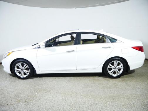 Shimmering White 2013 Hyundai SONATA Limited