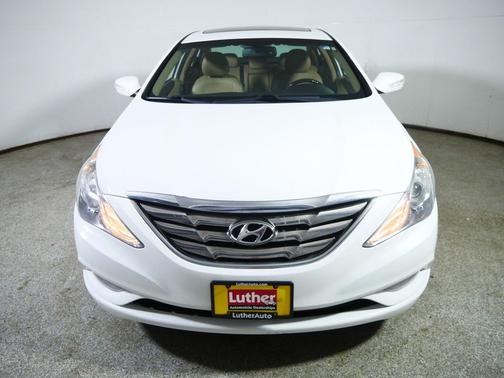 Shimmering White 2013 Hyundai SONATA Limited