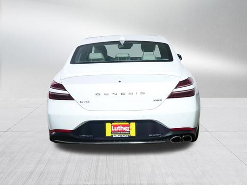 Alta White 2022 Genesis G70 2.0T AWD