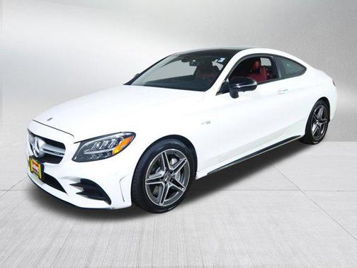 Polar White 2021 Mercedes-Benz AMG C 43 4MATIC