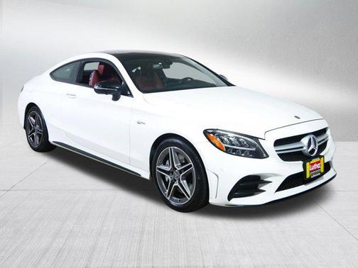 Polar White 2021 Mercedes-Benz AMG C 43 4MATIC
