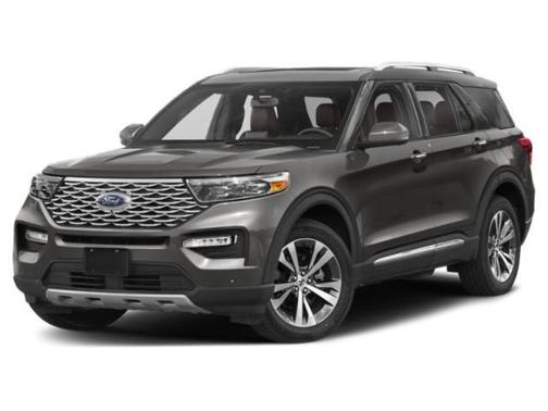 Star White Metallic Tri-Coat 2022 Ford Explorer Platinum