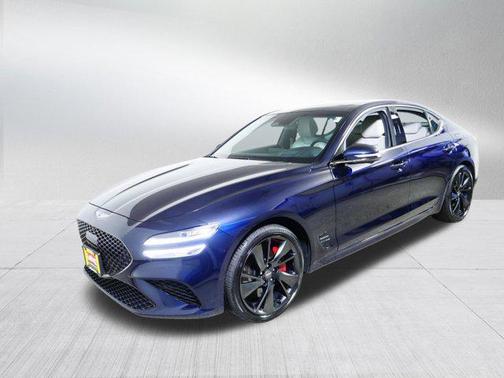 Capri Blue 2023 Genesis G70 3.3T AWD